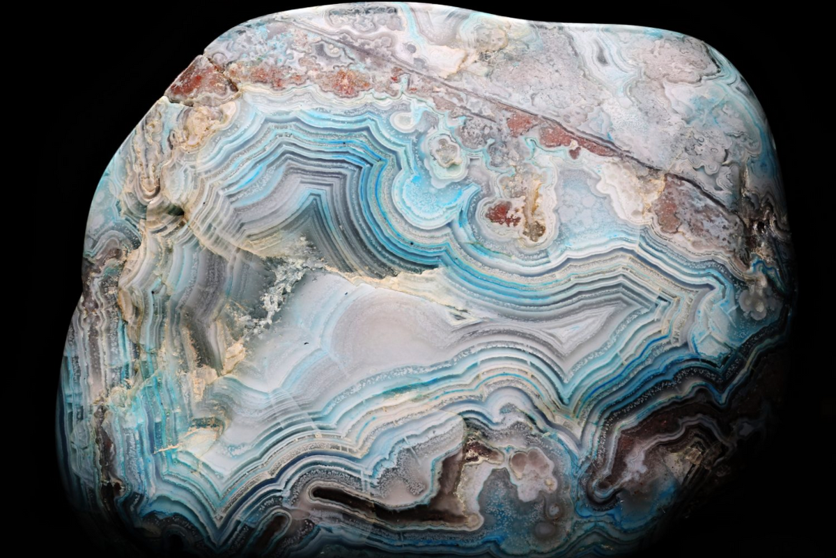 Blue hydra or Blue agate