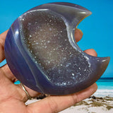 Crystals ~ Druzy Quartz Agate Moon I