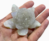 Crystals ~ Druzy Agate Lotus Flower