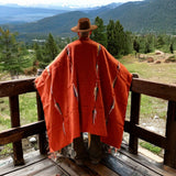 Rust Thunderbird Mexican Blanket
