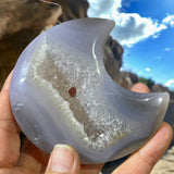Crystals ~ Druzy Quartz Moon III