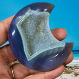 Crystals ~ Druzy Quartz Agate Moon II
