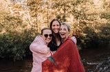 Pink Thunderbird Mexican Blanket