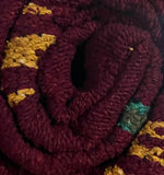 Wine Thunderbird Mexican Blanket