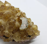 Druzy Quartz Crystal Necklace 14K Gold
