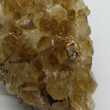 Herkimer Droplet 14K Gold Necklace