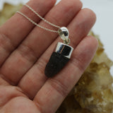 Columbianite "The Lightning Stone" 3 Sterling Silver 925 Necklace