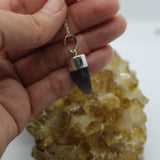 Columbianite "The Lightning Stone" 3 Sterling Silver 925 Necklace