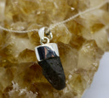 Columbianite "The Lightning Stone" 3 Sterling Silver 925 Necklace