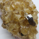 Columbianite "The Lightning Stone" 2 Sterling Silver 925 Necklace