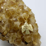 Thunderbird 14K Gold Necklace