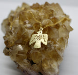 Thunderbird 14K Gold Necklace