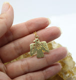 Thunderbird 14K Gold Necklace