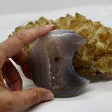 Crystals ~ Druzy Quartz Moon III