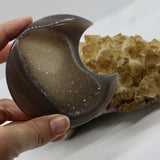 Crystals ~ Druzy Quartz Agate Moon II