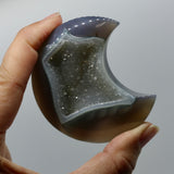 Crystals ~ Druzy Quartz Agate Moon II