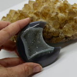 Crystals ~ Druzy Quartz Agate Moon II