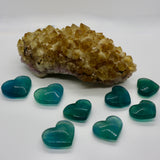 Crystals ~ Rare Blue Fluorite Hearts