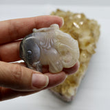 Crystals~ Yellow Moonstone Elephant II