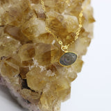 Labradorite Evil Eye 14K Gold Necklace