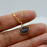Labradorite Evil Eye 14K Gold Necklace