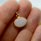 Moonstone Evil Eye 14K Gold Necklace