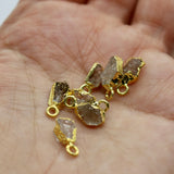 Thunderbird 14K Vermeil Gold Pendant + Herkimer Diamond Droplet 14K Gold Necklace