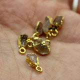 Thunderbird 14K Vermeil Gold Pendant + Herkimer Diamond Droplet 14K Gold Necklace