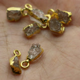 Thunderbird 14K Vermeil Gold Pendant + Herkimer Diamond Droplet 14K Gold Necklace