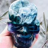 Crystals ~ Flourite Skull 3.88 lb