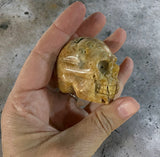 Crystals ~ Yellow Jasper Skull