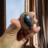 Crystals ~ Carnelian Sardonyx Egg