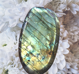 Crystals ~ Labradorite Bodhisattva Carving