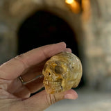 Crystals ~ Yellow Jasper Skull