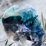 Crystals ~ Flourite Skull 3.88 lb