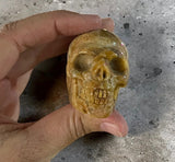 Crystals ~ Yellow Jasper Skull