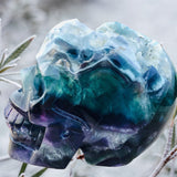 Crystals ~ Flourite Skull 3.88 lb