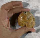 Crystals ~ Yellow Jasper Skull