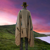 Grey Thunderbird Mexican Blanket