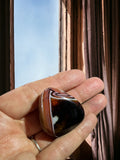 Crystals ~ Carnelian Sardonyx Triangle Eye Egg