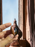 Crystals ~ Carnelian Sardonyx Triangle Eye Egg