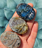 Crystals~ Labradorite Owl Carving