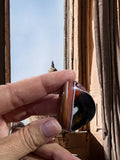 Crystals ~ Carnelian Sardonyx Triangle Eye Egg
