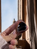 Crystals ~ Carnelian Sardonyx Triangle Eye Egg