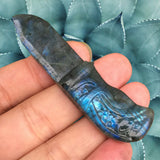 Crystals ~ Labradorite Cord Cutting Knife