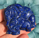 Crystals ~ Lapis Lazuli Elephant Family