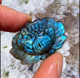Crystals ~ Labradorite Blooming Lotus