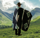 Blue Eagle Thick Mexican Blanket Design