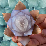 Crystals ~ Blooming Lotus Druzy Agate 179 grams