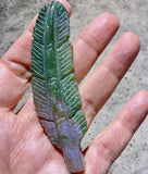 Crystals ~ Moss Agate Reiki Feathers